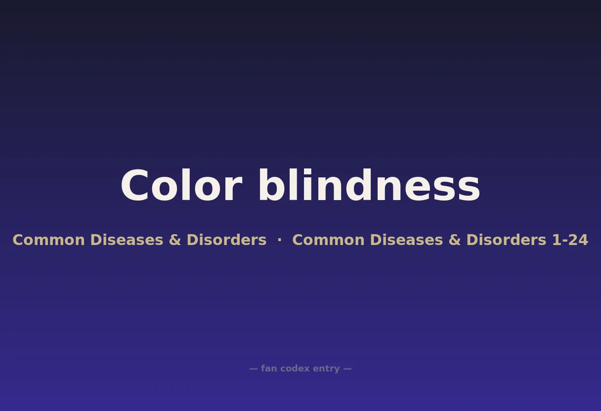 Color blindness