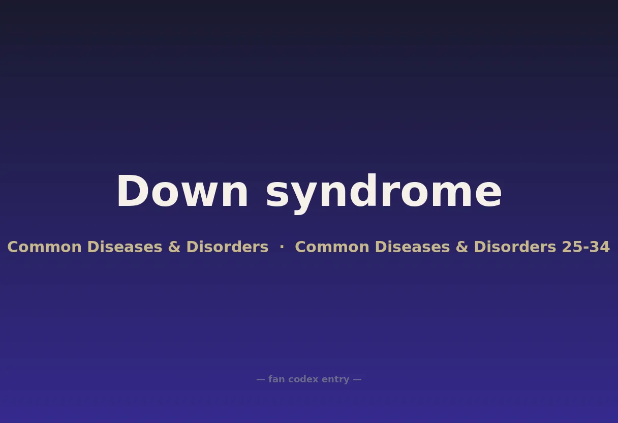 Down syndrome