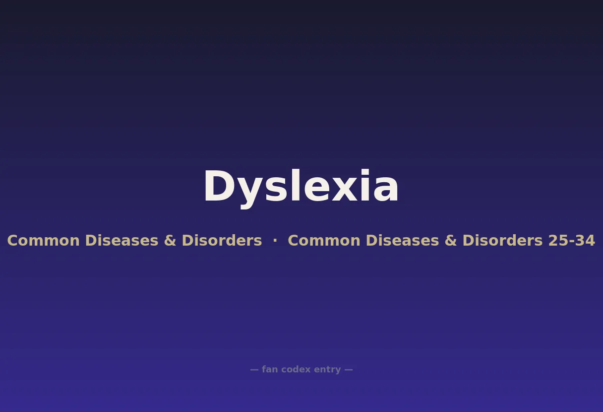 Dyslexia
